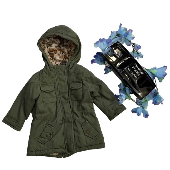 Urban Republic NWT Olive Green Anorak Jacket Girls 12M